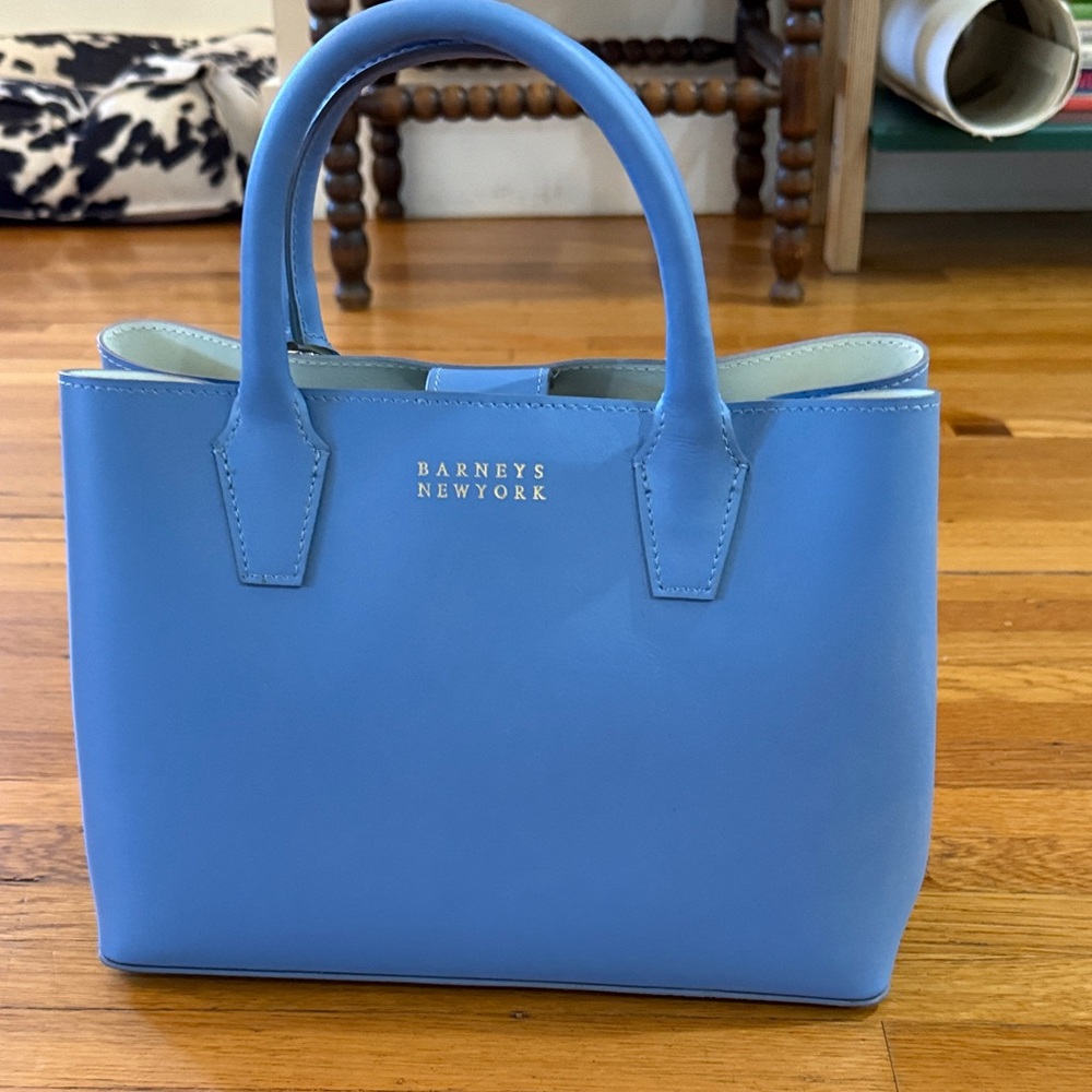 NWT Barneys New York Sky Blue Tote Bag